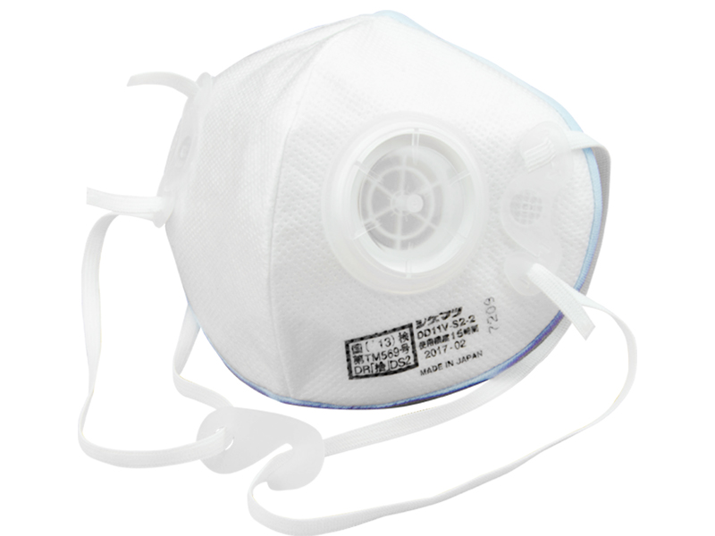 日本重松制作所DD11V防護(hù)口罩KN95霧霾跑步流感飛沫防塵顆?；ǚ?圖1)