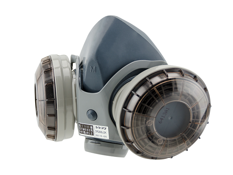 日本重松制作所DR28SU2K雙濾盒防粉塵面具面罩熔接石材打磨船廠(圖1) 日本重松制作所DR28SU2K雙濾盒防粉塵面具面罩熔接石材打磨船廠(圖1)